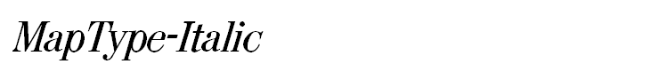 MapType-Italic