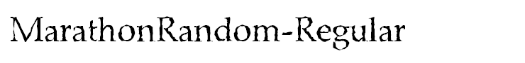 MarathonRandom-Regular