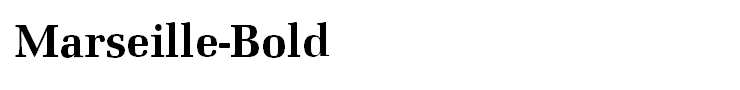 Marseille-Bold