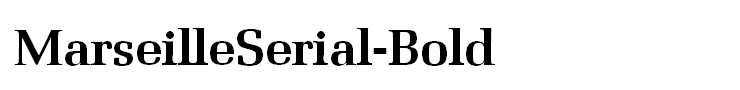 MarseilleSerial-Bold