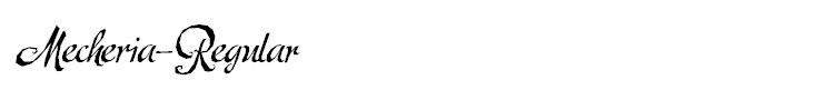 Mecheria-Regular