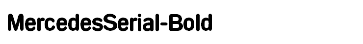 MercedesSerial-Bold