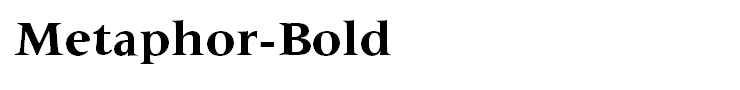Metaphor-Bold