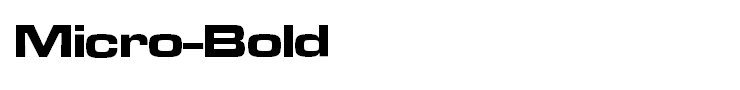Micro-Bold