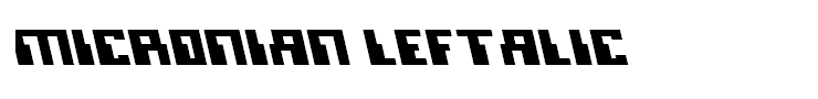 Micronian Leftalic