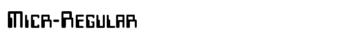 Micr-Regular