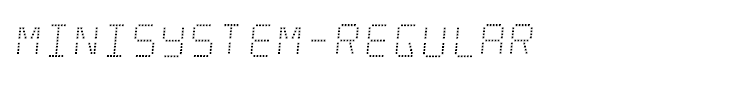 Minisystem-Regular