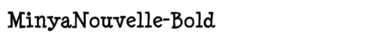 MinyaNouvelle-Bold