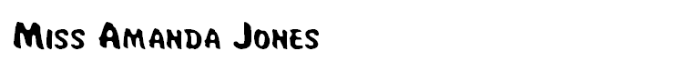 Miss Amanda Jones