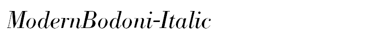ModernBodoni-Italic