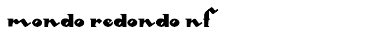 Mondo Redondo NF