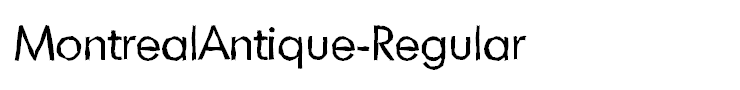 MontrealAntique-Regular