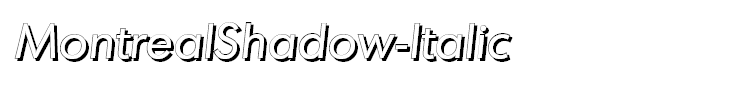 MontrealShadow-Italic
