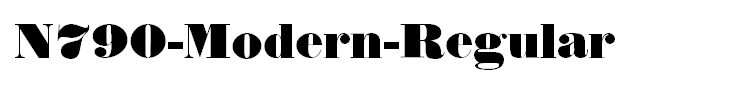N790-Modern-Regular
