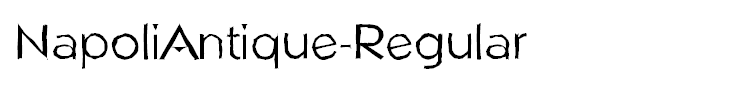 NapoliAntique-Regular