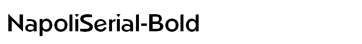 NapoliSerial-Bold