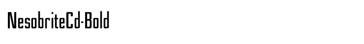 NesobriteCd-Bold