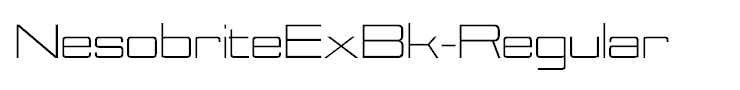 NesobriteExBk-Regular