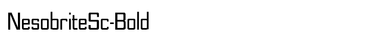 NesobriteSc-Bold