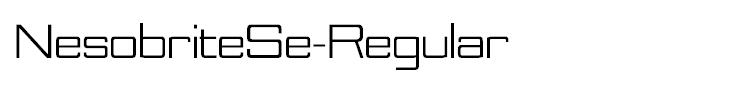 NesobriteSe-Regular