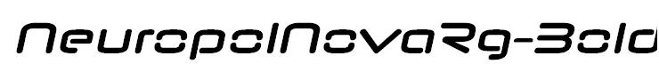 NeuropolNovaRg-BoldItalic