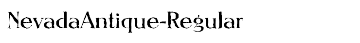 NevadaAntique-Regular