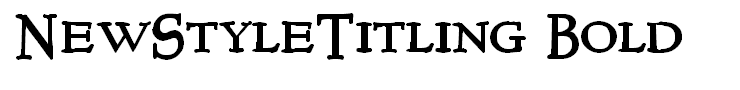 NewStyleTitling Bold