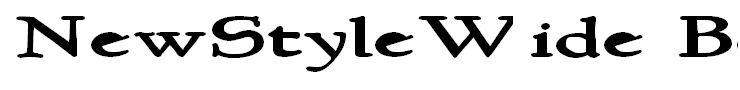 NewStyleWide Bold