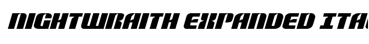 Nightwraith Expanded Italic