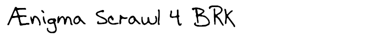 Ænigma Scrawl 4 BRK