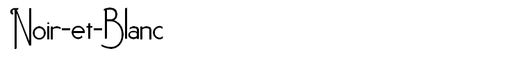 Noir-et-Blanc