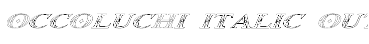 Occoluchi Italic Outline