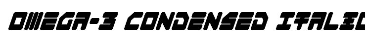 Omega-3 Condensed Italic