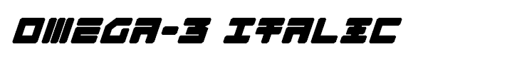 Omega-3 Italic