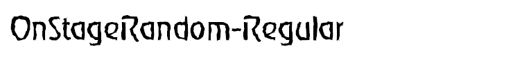 OnStageRandom-Regular