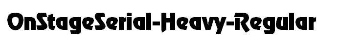 OnStageSerial-Heavy-Regular