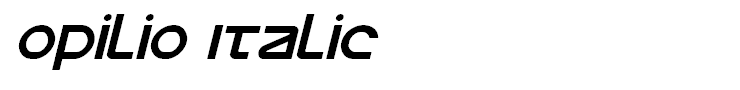 Opilio Italic
