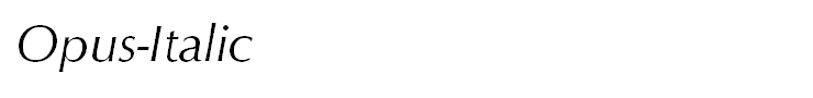 Opus-Italic