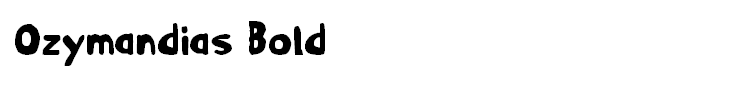 Ozymandias Bold