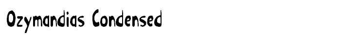 Ozymandias Condensed