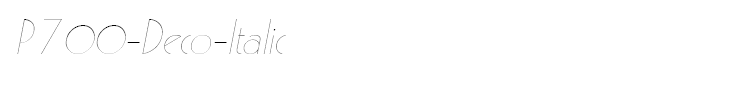 P700-Deco-Italic