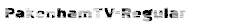 PakenhamTV-Regular