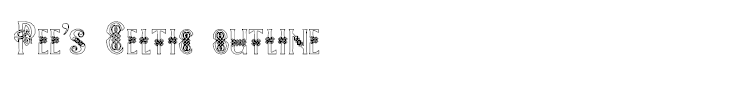 Pee's Celtic outline