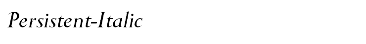 Persistent-Italic