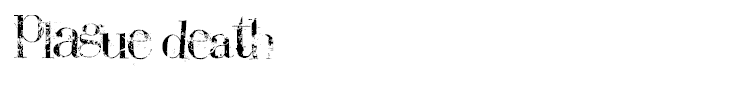 PlAGuE dEaTH