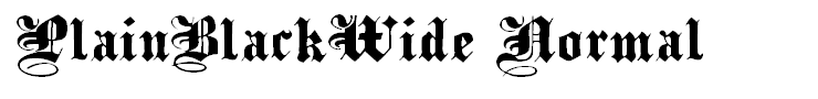 PlainBlackWide Normal