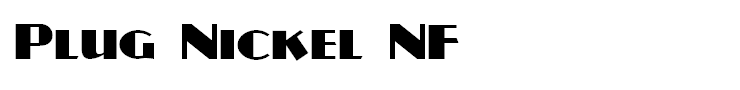 Plug Nickel NF