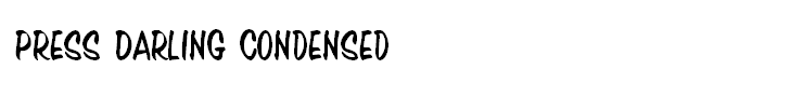 Press Darling Condensed