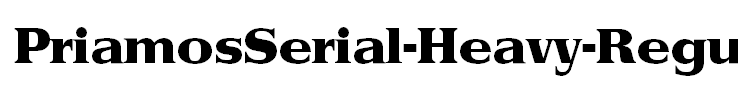 PriamosSerial-Heavy-Regular