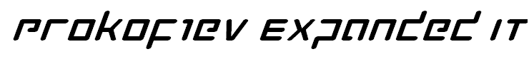 Prokofiev Expanded Italic